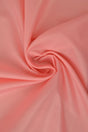 Laksefarvet polyester foer – glat, let & let glans, metervare til erhverv (billede 1 af 5)