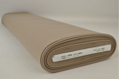 Taupe lycra – 4-vejs stræk & hurtigtørrende, metervare til erhverv (billede 2 af 7)