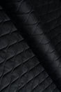 Mat natsort magic velvet 3D – quiltet velour med bladmønster, metervare til erhverv (billede 1 af 8)