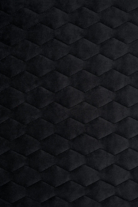 Mat natsort magic velvet 3D – quiltet velour med zigzagmønster, metervare til erhverv (billede 2 af 8)
