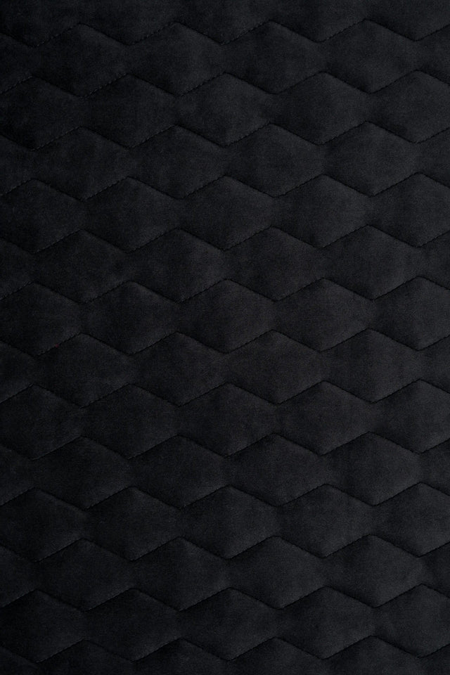 Mat natsort magic velvet 3D – quiltet velour med zigzagmønster, metervare til erhverv (billede 2 af 8)