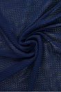 Navy stræk-mesh, i drapering (billede 1 af 6)