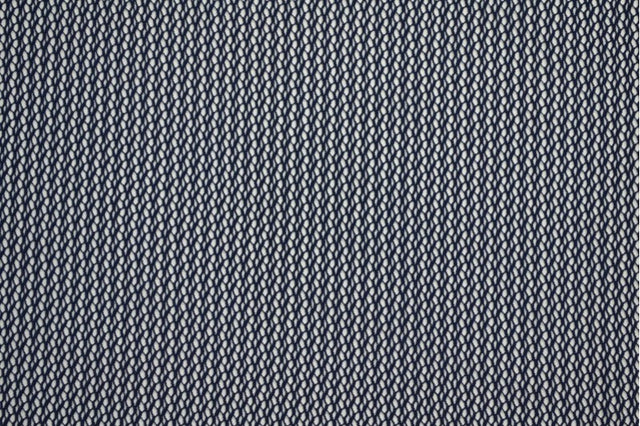 Navy stræk-mesh, flad stofprøve (billede 3 af 6)