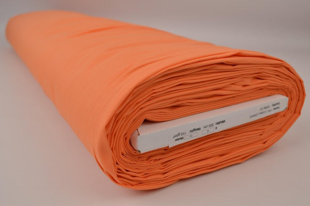 Orange brandhæmmende bomuld 300 cm, metervare til erhverv (billede 2 af 2)