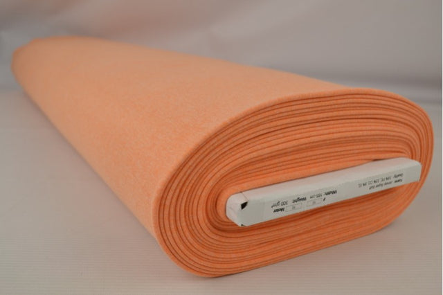 Orange supersoft jersey, metervare til erhverv (billede 2 af 2)