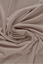 Beige polyamid-elastan jersey med sildeben, i drapering (billede 1 af 6)