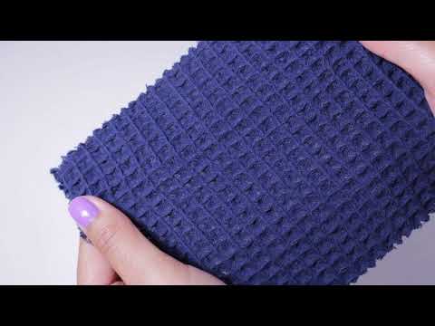 NAVY VAFFEL PIQUÉ – ABSORBERENDE & HURTIGTTØRRENDE