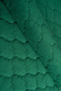 Klar malakitgrøn Uttario velvet 3D – quiltet velour med boblemønster, metervare til erhverv (billede 1 af 3)