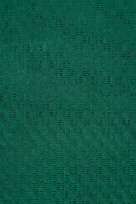Klar malakitgrøn Uttario velvet 3D – quiltet velour med fint bølgemønster, metervare til erhverv (billede 2 af 3)