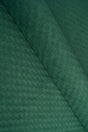 Dæmpet grangrøn Uttario velvet 3D – quiltet velour med fint bølgemønster, metervare til erhverv (billede 1 af 3)