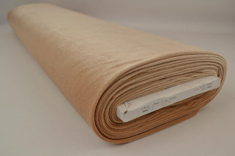 Camel velour med stræk, metervare til erhverv (billede 2 af 6)