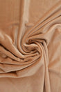 Camel velour med stræk, metervare til erhverv (billede 1 af 6)