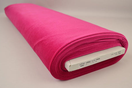 Pink velour med stræk, metervare til erhverv (billede 2 af 6)