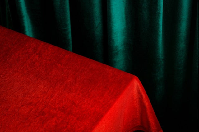 Orange nervøs velour – strikket, strækbar & glansfuldt fald, metervare til erhverv (billede 4 af 7)
