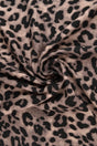 Viskose stof med leopardprint – beige & cognac, metervare til erhverv (billede 1 af 9)