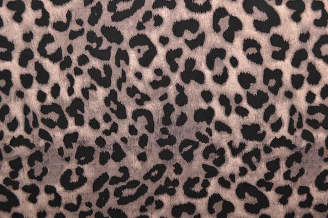 Viskose stof med leopardprint – beige & cognac, metervare til erhverv (billede 3 af 9)