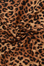 Viskose stof med leopardprint – cognac & sort, metervare til erhverv (billede 1 af 9)