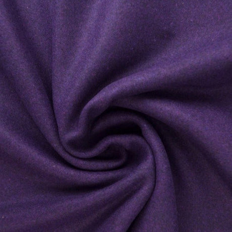 Lilla slidstærk og blød uld/polyester stof, metervare til erhverv (billede 1 af 4)