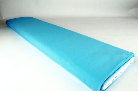 AQUA BOMULDS-VOILE – LET, LUFTIG & SEMI-TRANSPARENT